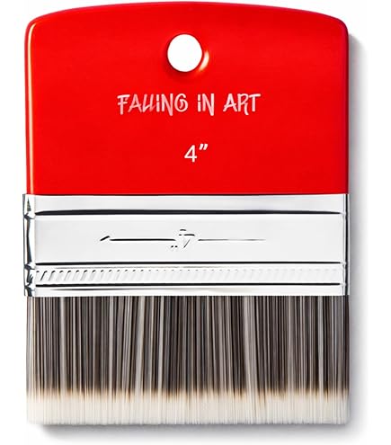 3 PCS Large Paint Brush, Stain Brushes Wide Flat 3/4/5 Inch