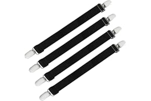 Boncas Improved Adjustable Elastic Boot Clips Boot Straps Pant Clips Stirrups Leg Straps Keeping Your Pants Tucked