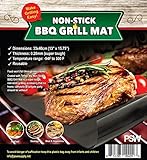 Set Of 2 Super Tough BBQ Grill Mats – Perfect For Indoor And Outdoor Cooking! –Makes Grilling And Clean Up Easy – Leaves Perfect Grill Marks – 100% Non-Stick - Use Hundreds Of Times! – Top Rated BBQ Tool –Perfect For Gas, Charcoal, Or Electric Grills - Dishwasher Safe, Best 2014 Must Have Grilling Tool –Healthy Grill Mat For All Outdoor Grills – Tailgating, Camping, Picnics – Protect Your Weber Or George Foreman Grill - Made Out Of TEFLON (PTFE), FDA APPROVED And PFOA FREE - Lifetime Guarantee!