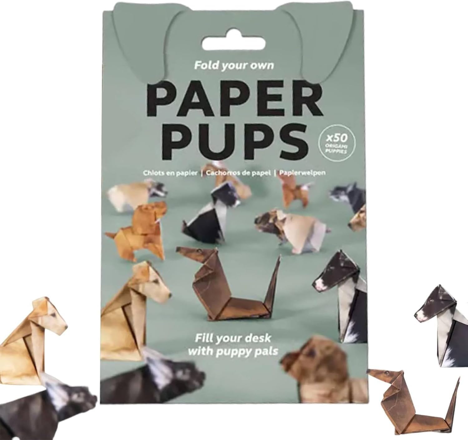 ZBATHTOY 50pcs 3D Origami Kit, DIY Paper Cats Origami Kit for Kids Age 4-9 Year Old,Creative Origami Animal Kit, Fold Your Own Paper Cats, Origami Set for Adults Kids 6 7 8 9 Year Old