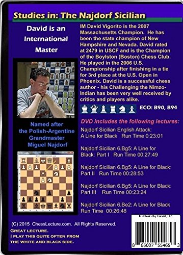 Chess Lecture Studies in: The Najdorf Sicilian - 2 DVDs Volume 130