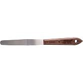 Albion Engineering Company 258-4TPS Classic Tapered Spatula, Stainless Steel, Hardwood Handle, 7/16" Wide Tapered Tip x 4" Long Blade