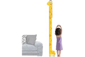 Child Height Wall Chart - Baby Height Measuring Growth Chart for Wall - Measurement Ruler Nursery Decor for Children Toddler 