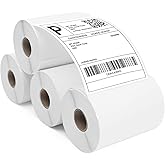 ADHES 4x6 Thermal Shipping Labels 4 Pack – 220 Labels Per Roll, 880 Total, Top-Coated Strong Adhesive Thermal Label Printer Paper, BPA/BPS free 4x6 Shipping Labels for Mailing and Packaging