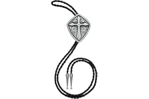 HLYMPONY Bolo Tie for Men Western Cowboy Cowgirl Vintage Native American Cross Bolo Tie for Women