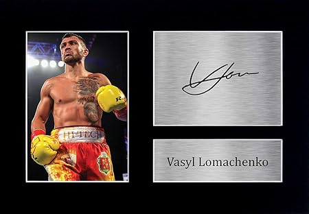 Hwc Trading Vasyl Lomachenko Gift Signed A4 Printed Autograph Boxing Gifts Photo Display Amazon Co Uk Welcome