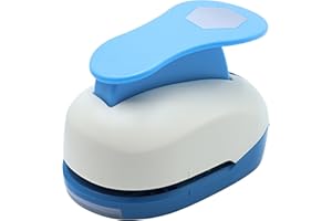 WSYHOMIE Hexagon Punch 1 inch Craft Lever Punch Handmade Paper for Paper Crafts DIY Handmade Crafting Scrapbooking,Cardstock,Greeting Cards Arts Fun Projects