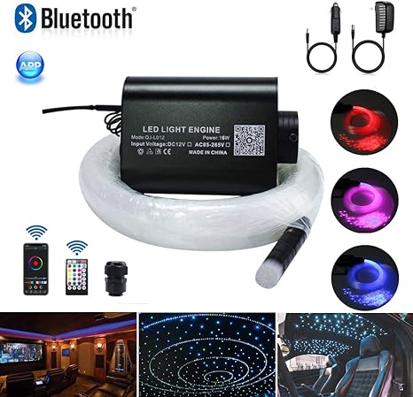 Amazon Com Huaxi 16w Fibre Optic Lights Star Ceiling Light Kit