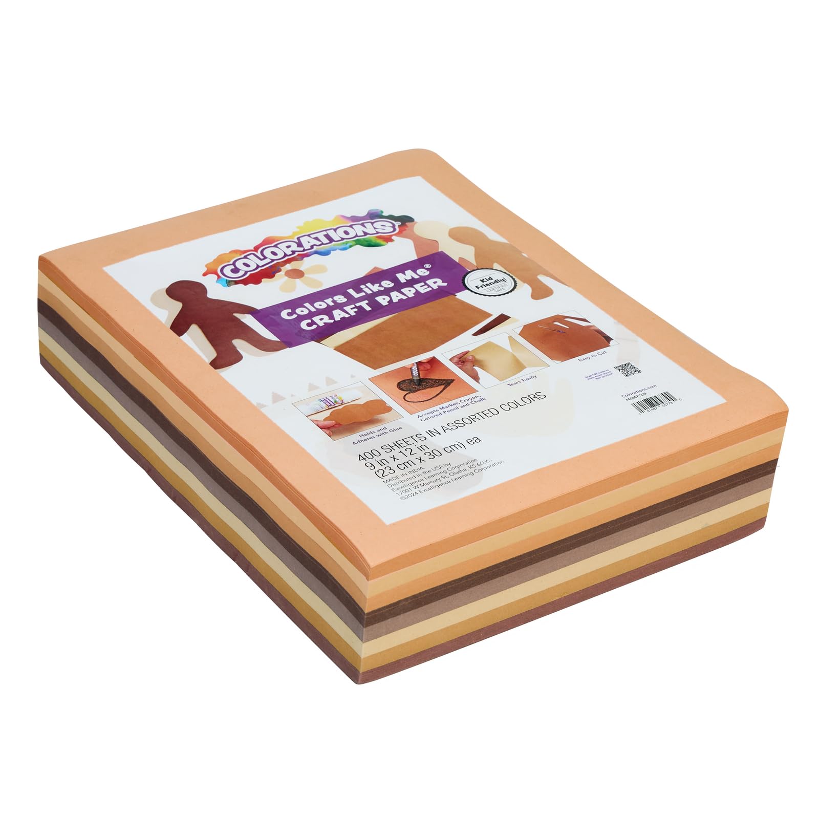 Photo 1 of Colorations Colors Like Me Craft Paper - 400 Sheets