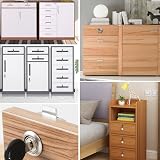 Mclcvp7re 4 Sets Zinc Alloy Security Drawer Locks Cabinet Mailbox Cam Lock w/ 4 view 7