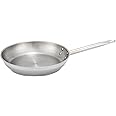 Winco Commercial-Grade Stainless Steel Fry Pan, Natural Finish, 11"