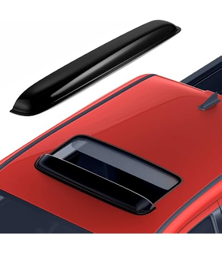 thumbnail image 2 of Universal 38" Moonroof Sunroof Deflector / Rain Guard - Single Visor, Black, Tape-On 2 of 5