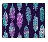 Pingpi Vintage Tribal Ethnic Set of Feathers Mouse