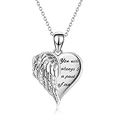 YFN Locket Necklace 925 Sterling Silver Heart Locket Necklace that Holds Pictures for Women Jewelry Gifts
