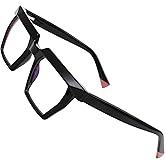 ZogCowy Blue Light Blocking Glasses, TR90 Rectangle Computer Glasses With Anti Eyestrain & UV Glare Protection