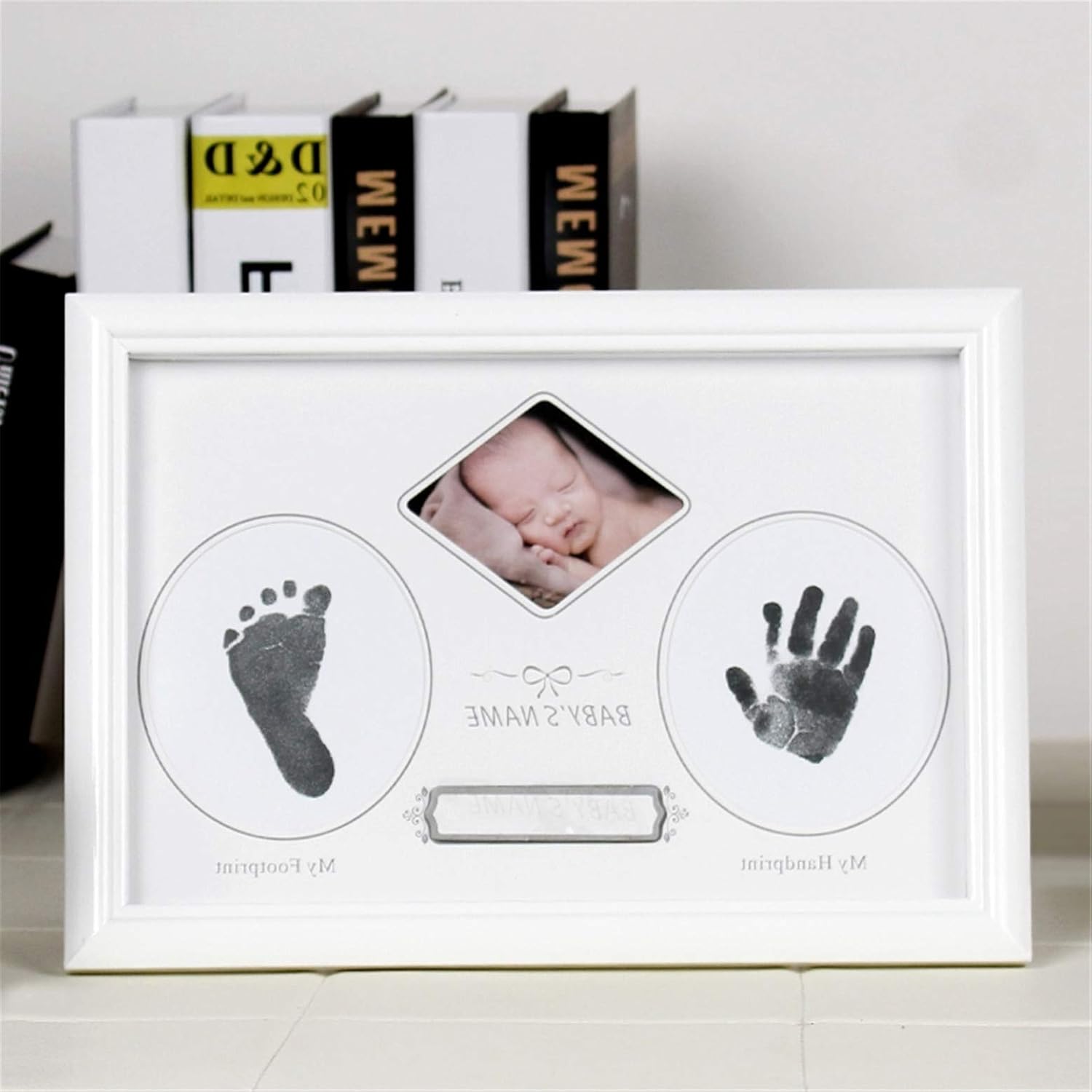 Napravi Rs Ameublement Et Decoration Cadres Photos Kit Empreinte Pieds Et Mains Bebe Avec Photo Cadre Empreinte Bebe Boite Keepsakes Grand Coffret Souvenirs Cadeau De Naissance De Bebe 1 Chseeo Cadre A Souvenir