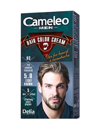 Amazon Com Cameleo Men Color Cream For Hair Beard And Moustache