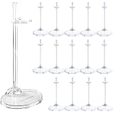 15 PCS Adjustable Doll Stands, Transparent Display Holder for Action Figure | Dolls Parts, Slide to Adjust Height, Suitable for Dolls 11 to 13 In High, Ideal for Collectible Display and storage