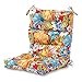 Greendale Home Fashions Indoor/Outdoor High Back Chair Cushion, Aloha Red
