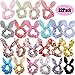 22PCS Hair Scrunchies Rabbit Ears Hair Tie Ropes Elastic Hair Bands Hair Bow Scrunchies Ponytail Holder Hair Accessories for Women Girls Teens Kids Children…