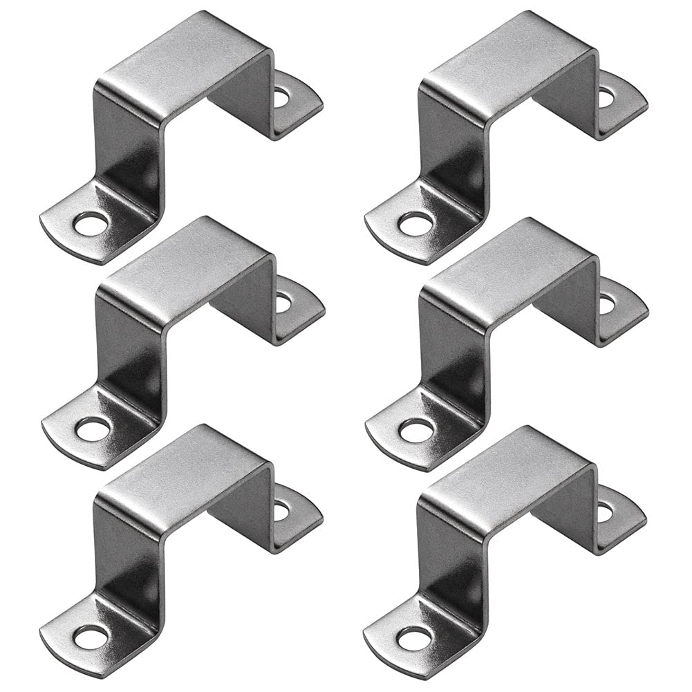 Photo 1 of Qinwuwu Heavy Duty Bar Security Holder Bracket Door Closed Bar Holder Strut Channel "U" Shaped Connector Bracket (20 * 40)