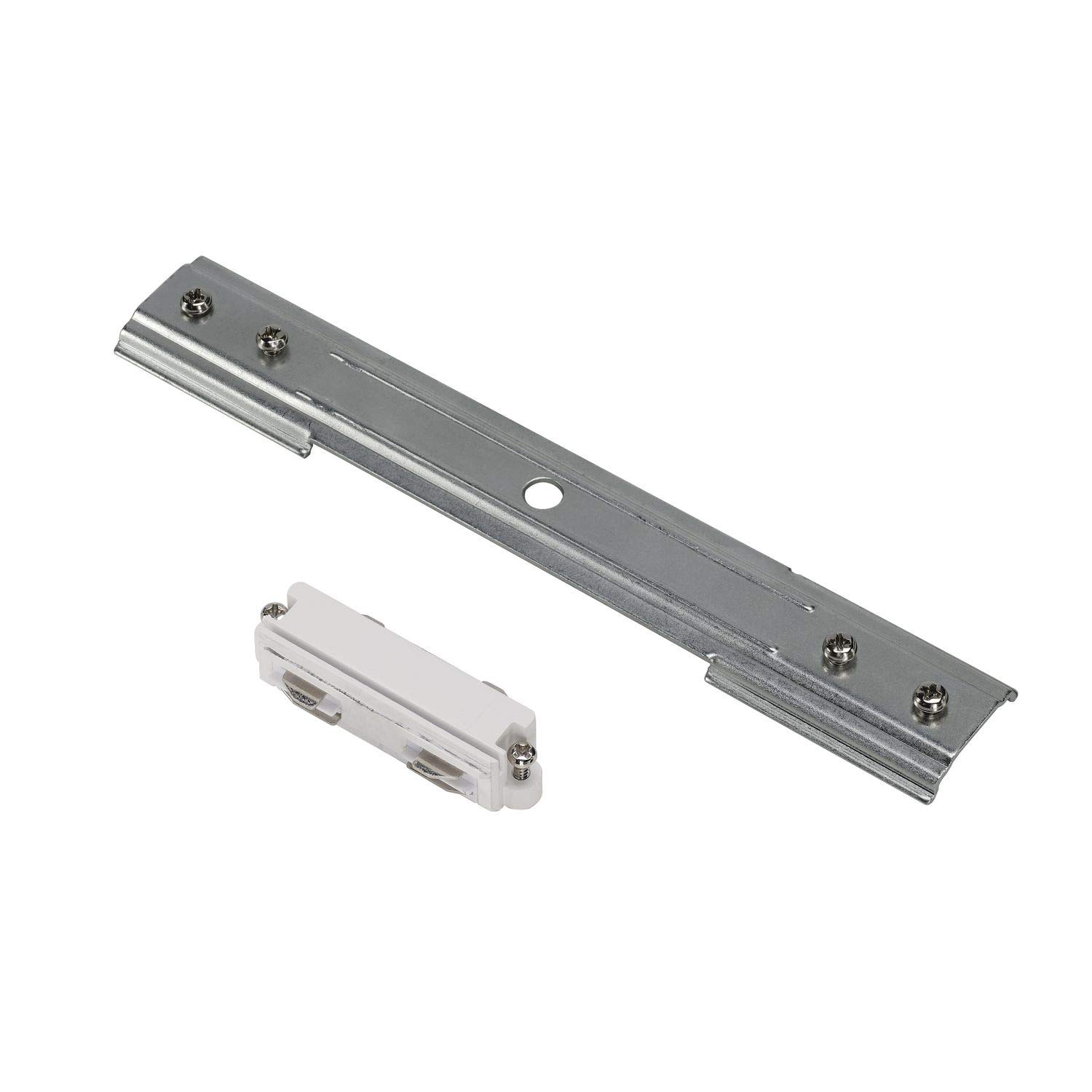 SLV Longitudinal Connector for 1-Phase high Voltage Track/White