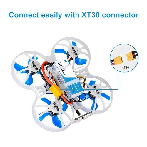 BETAFPV 2pcs 300mAh 2S Lipo Battery FPV Battery 45C/90C XT30