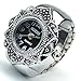 Fashion Lovely Creative Tibet Silver Petal Flower Quartz Finger Ring Watch with Gift Box