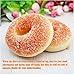 Jumbo Squishy Food Bagels Bread, 1 Piece
