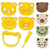 CuteZCute Animal Friends Food Deco Cutter and Stamp Kit Frame 3 7/8 x 3 1/8 x 1 1/16 inches