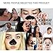 Black Mask - VKEN Blackhead Removal Charcoal Peel Off Mask with Brush Kit for Pore Oil Control