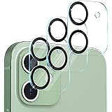 [3 Pack] CloudValley Camera Lens Protector for iPhone 12 (6.1 in), Tempered Glass Camera Lens Cover Protection, 9H Hardness, 