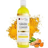 Red Rose Naturals Turmeric Soap For Dark Spots, Face And Body Brightening, All Natural Lemon Scent Facial Cleanser, Clear Ski