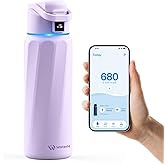 BOOST Smart Water Bottle with Reminder & Tracker, Double Wall Vacuum Insulated Bottles Stainless Steel, 32oz BPA-Free Wide Mouth for Gym, Office, School, Ideal Gift for Christmas, New Year