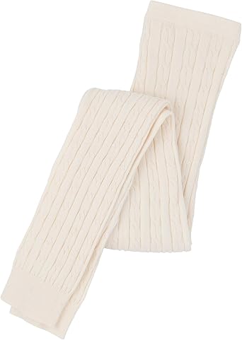 cream cable knit leggings