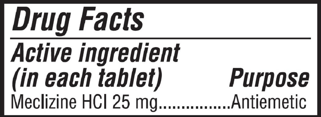 Brand name meclizine 80 mg
