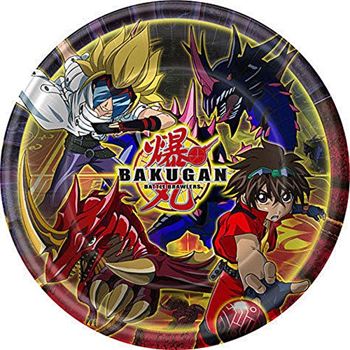 Bakugan Battle Brawlers Small Paper Plates (8ct)