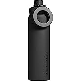 Well & Body Insulated Magnetic Water Bottle Magnet'O 25 oz | Stainless Steel, Compatible with MagSafe, Adjustable Angle, Leak-Proof, BPA-Free, Tripod-Ready, Gym, CrossFit, Fitness [Black Edition]