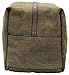 IBLUE Canvas Toiletry Bag Travel Dopp Kit Shaving Bag Cosmetic Makeup Bathroom Organizer