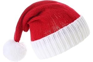 LMLALML Christmas Hats for Women, Kids and Men Elegant Knitted Warm Funny Beanie for New Year Festive Holiday Party