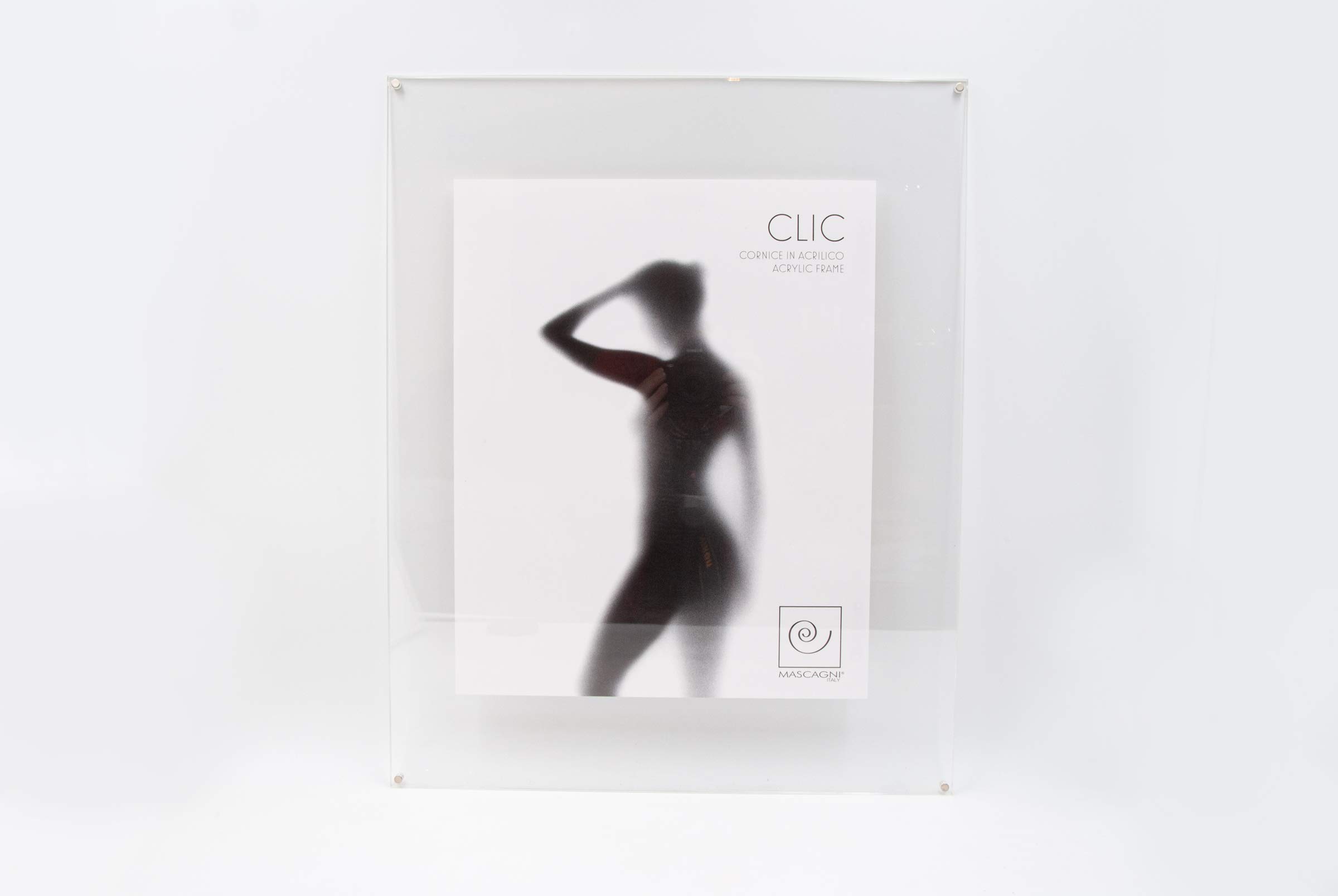 Mascagni Photo Frame with Magnets to Hang on the Wall, Acrylic, Multicoloured, 70 x 50 x 0.5 cm