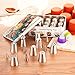 Russian Piping Tips Set 56 pcs Russian Flower Tips Cake. Include 21 Russian Cake Tips, Russian Ball Frosting Tips, Icing Tips Nozzles, Couplers. Best Cake Decorating Tips