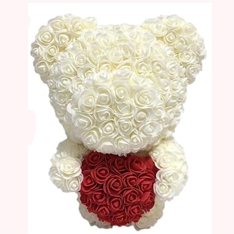the luxury rose teddy bear