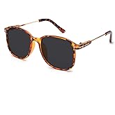 Naikomly Oversized Distance Polarized Nearsighted Sunglasses -3.00 Outdoor Driving Tinted Gray Shortsighted Myopia Glasses