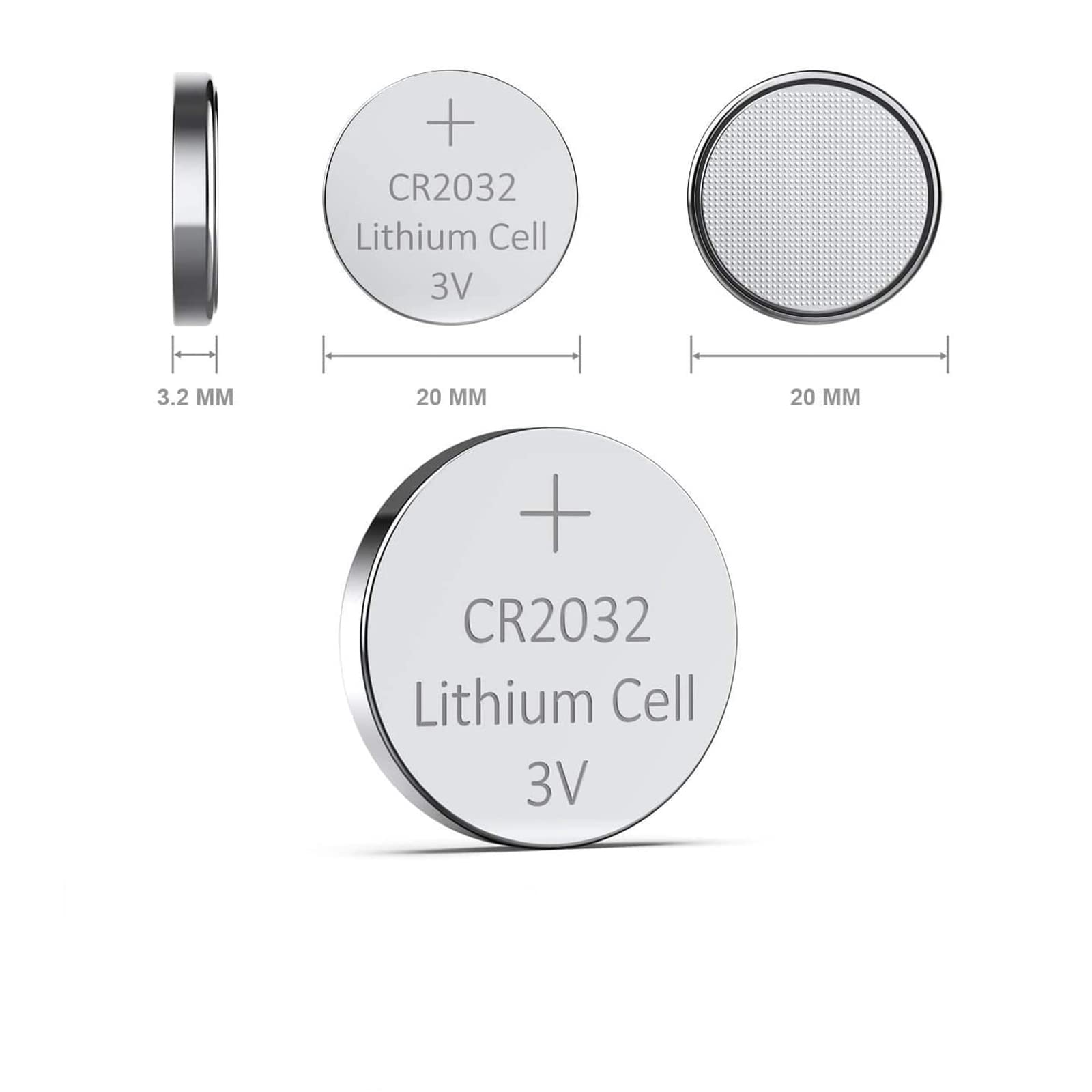 Synergy Digital Scale Batteries, Compatible with Health o Meter HDL626-05 Digital Scale, (Lithium, 3V, 220mAh) Ultra High Capacity - 2 Pack