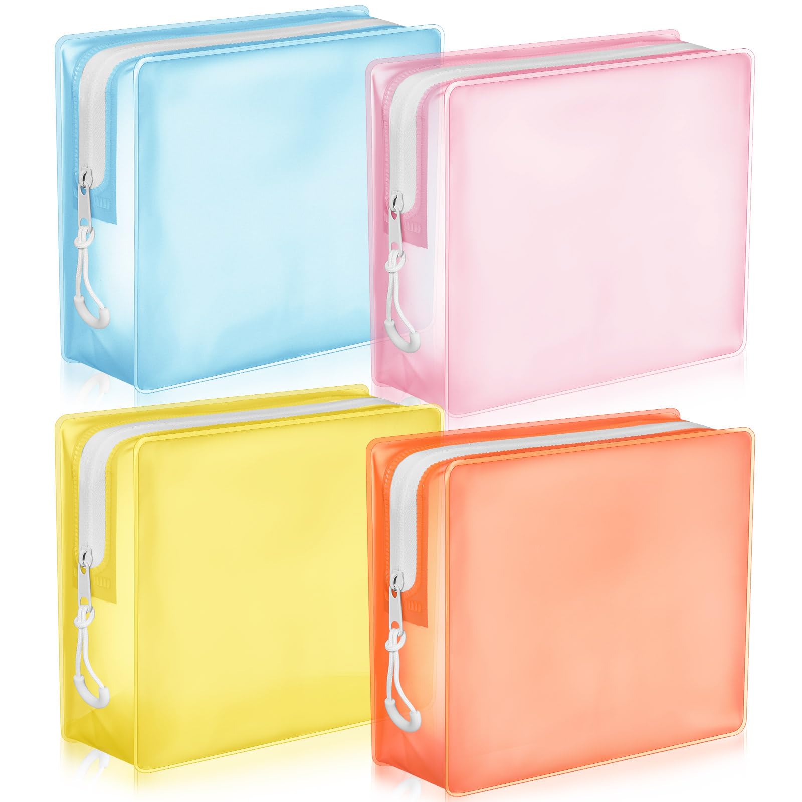 Photo 1 of ****SIMILAR***
Locmeo 4 Pack TSA Approved Travel Toiletry Bags Frosted Translucent Leak-proof Cosmetic Makeup Bags for Women Men Travel Organizer Airport Security(Pastel,6.7 x 5.5 x 1.8 Inch)