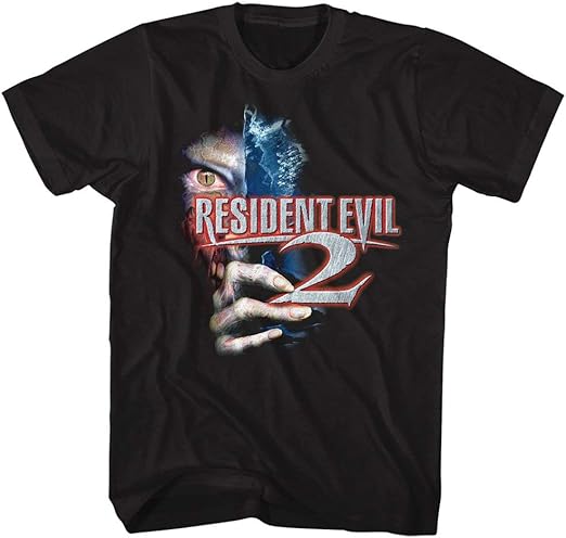 Herren Kurzarm TShirt,Resident Evil 2 Horror Science
