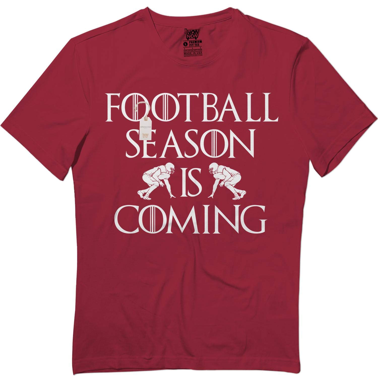 Funny Football Season Is Coming Sports Fans Gift Tshirt Kitilan