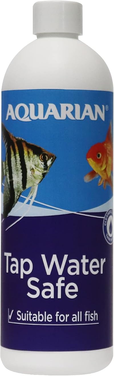 AQUARIAN Tap Water Safe 473ml Aquarium Water Conditioner White