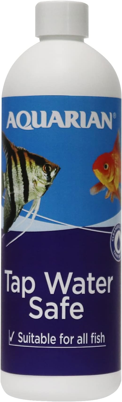 AQUARIAN Tap Water Safe 473ml Aquarium Water Conditioner White